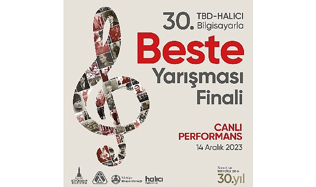 30. TBD-HALICI Bilgisayarla Beste Yarışması’nda kazananlar ödül töreninde belli olacak