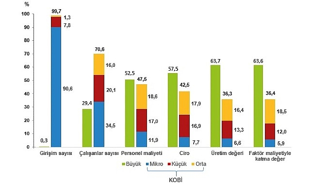 Küçük ve Orta Büyüklükteki Girişim İstatistikleri, 2022