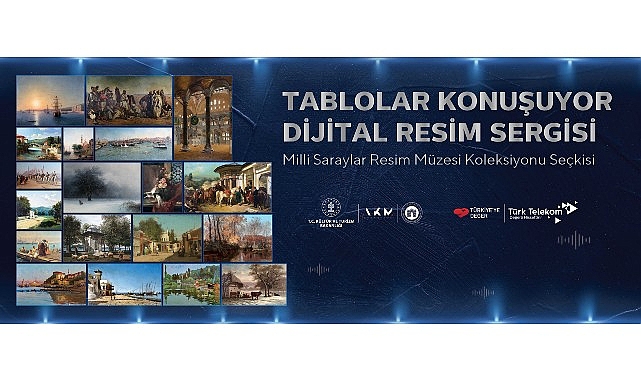 Türk Telekom’un “Tablolar Konuşuyor Dijital Resim Sergisi” sanatın kalbi AKM’de