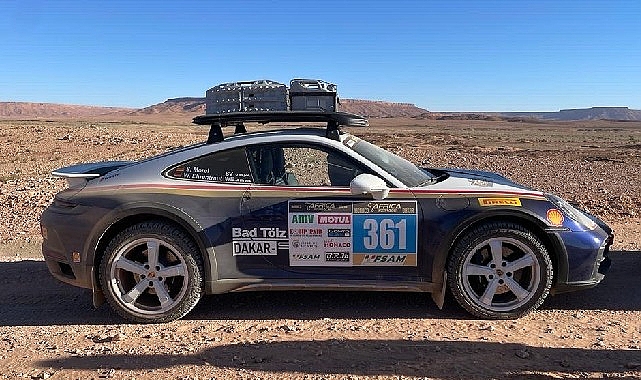 Pirelli Scorpion All Terrain Plus için çöl testi: Porsche 911 Dakar, Almanya-Senegal Parkurunu tek lastik setiyle tamamladı