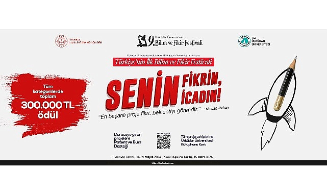 Türkiye’nin ilk bilim ve fikir festivalinde başvurular başladı