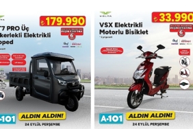 A101’de Elektrikli Moped Satışı