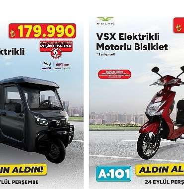 A101’de Elektrikli Moped Satışı