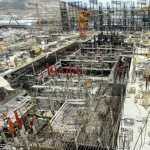 Akkuyu NGS’nin 4. güç ünitesinde makine dairesi binası plakasının beton dökme çalışmaları tamamlandı