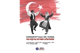 Didim Belediyesi’nden Cumhuriyet’in 103. Yılına Özel Zeybek Gösterisi