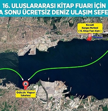 Kitapseverlere denizden fuara konforlu ulaşım