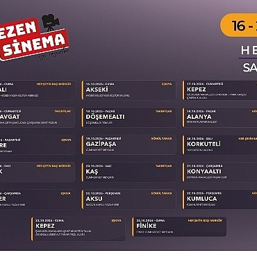 Altın Portakal Heyecanı “Gezen Sinema” ile Antalya’nın Dört Bir Yanına Yayılıyor